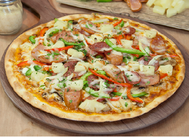 FREE upsize to large pizza at Social Square in your birthday month